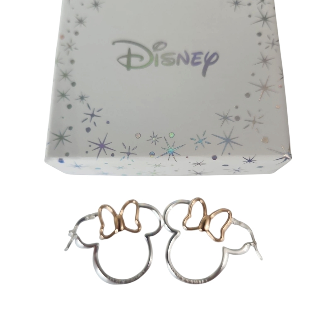 Disney Silver and Gold Minnie Mouse Earrings